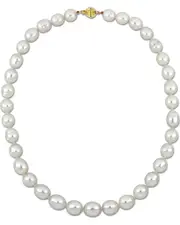14K 9-11mm Pearl Necklace