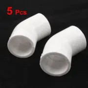 5 x 45 Degree Equal Elbow PVC Pipe Slip Coupling Fitting 20mm x 20mm