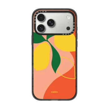 iPhone 17 Pro Max Impact Case MagSafe Compatible Lemons by Poketo