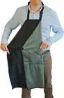 Waterproof Apron for Men and Women - 2 Pockets - 35", Black - Multi Purpose Work