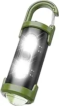 Rechargeable Keychain Flashlight - Portable Keychain Work Light | Key Chain Rings | Waterproof Rechargeable Torch with 4-Mode Lighting for Family Purse Camping Hiking Walking Work