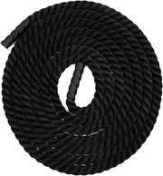 Champion Sports Heavy Training Rope: Rhino Poly Strength & Conditioning Heavy Gym Battle Ropes - Cardio, Cross Training, Weight Training & Crossfit