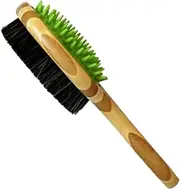 PERSELOSO Pet Grooming Brush Double Sided Dog Cat Brush for Long Short Hair Ergonomic Handle for Effortless Bathing Grooming for Dogs Cats