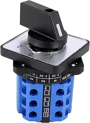 Josenidny 3 Positions On-Off-On Changeover Control Cam Switch 20A