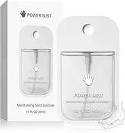 Power Mist Hand Sanitizer, Hand Sanitizer Spray Travel Size, Mist Hand Sanitizer Spray, Hand Sanitizer Unscented, 500 Sprays Each, for Adults & Kids (Transparent Unscented)