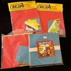 origami paper lot Set Of 4, 2 Unopened 72+ Sheets With Instructions