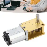 DC6V Single Shaft Worm Gear Motor W/Fixing Base Gear Brush Speed Reduction Motor
