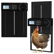 Automatic Chicken Coop Door, Battery Powered Electric Chicken Coop Door with ...