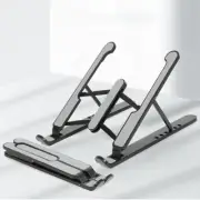 Adjustable Foldable Laptop Stand - Portable Aluminum Alloy Holder for MacBook/PC