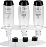 [DoohowCase] Bottle Drying Rack for Sodastream 1L Slim Bottle & Glass Carafe, Stainless Metal Rack for Kitchen Counter, Organizer Storage Self for Sodastream Bottles