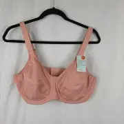 Hestia Bra 20C Orange TShirt Soft Cup Underwire BNWT