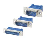 [TechBrands] Male IDC Connector for Line Mount with Back Shells - DB25