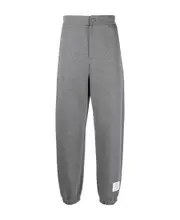logo-patch track pants 2,3,4,5 medium gray