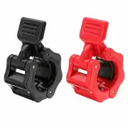 2Pcs 25/50mm Barbell Bar Clamp Spring Collar Clips Gym Weight Dumbbell Lock