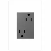 ARTR153M4 - Adorne Outlet - Plus size - 15 Amp - Magnesium Finish