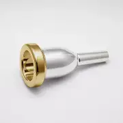 Bach 24K Gold Rim & Cup Tuba/Sousaphone Megatone Mouthpiece, 7 NEW!