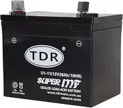 U1-11 GEL 12V 28AH Maintenance-Free Tractor Ride-On Mower Battery Designed for Ride-On Mowers, Small Engines, Personal Watercraft, Garden Tractors, Generators with 300CCA AGM GEL Technology
