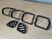 USA STOCK PIANO GLOSS BLACK AIR VENT AIR CON Covers Trims for MINI F54 / COOPER (for: Mini)
