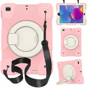 MCC Kids Shockproof Strap iPad 9.7 2017 5th Gen Apple Case Cover Ring [Pink]