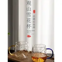 在飛比找ETMall東森購物網優惠-家用帶把手防爆耐熱咖啡玻璃水杯