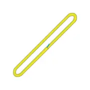 Beaver Mega Round Sling - 1m x 3000kg 3.0Tonne WLL (Vertical)