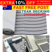 240cmx90cm Marine Flooring Faux Teak EVA Foam Boat Yacht Decking Sheet GREY AU