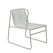 Raimon Furniture Renzo Antirust Treatment Metal Outdoor Leisure Relaxing Lounge Chair Thyme Green