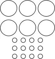 AppliaFit Cover & Shaft O-Rings Compatible with Jandy NeverLube and Pentair 3-Way and 2-Way Diverter Valves. Compatible with Part Numbers 1132, 51016200, R0487100, 192039 (6-Pack - 18 Pieces)