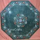 36 Inches Marble Dining Table Top Beautiful Art Sofa Table for Restaurant Decor
