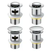 Elegant Brass Waste with Easy to Use Function Popup Sink Basin Plug for Basins