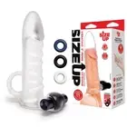 Size Up Vibrating 2 Inch Penis Extender + Ball Loop Xgen Products