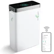 PURO²XYGEN Air Purifier with H13 HEPA Filter, WiFi Control, Child Lock