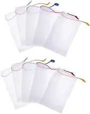 Baluue Cleansing Foaming Nets Set Soap Holder Net for Face Body Drawstring Design for Easy Storage Random