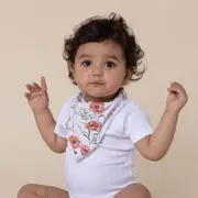 Snuggle Hunny Meadow Organic Dribble Bib