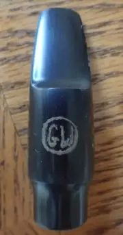 GW "RINGER" 6M VINTAGE HANDCRAFTED HARD RUBBER ALTO SAX MOUTHPIECE