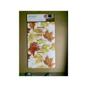Bloomfield Comfort Kitchen Mat 20 in x 39 in White, Fall Season Leaves 20"x39"