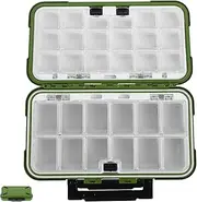 GALPADA Multi-Functional Fishing Tackle Box Compact Storage Case for Lures Hooks for Freshwater Saltwater Fishing