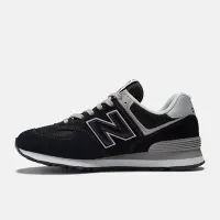 在飛比找Yahoo奇摩購物中心優惠-New Balance ML574系列 男女復古休閒鞋-黑-