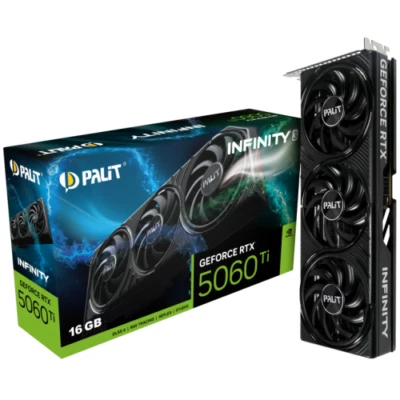Palit nVidia GeForce RTX 5060 Ti Infinity 3 16GB, Graphics Card GDDR7, 128 bit