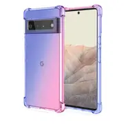 Pixle 8 Pro Luxury Shockproof Aurora Gradient Clear Case Cover