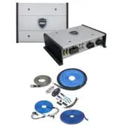 Wet Sounds HTX-4 | 600W RMS 4-Channel Full-Range Marine Amplifier with Amp Kit
