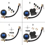 Tyre Pressure Gauge Digital Tyre Inflator with Pressure Gauge for Air Chuc