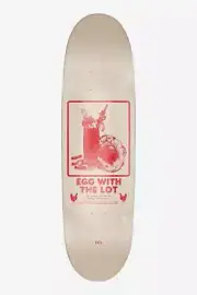 Globe Deck Eggy Off White / The Lot 8.625” Mellow Concave Egg Shape