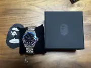 A Bathing Ape GMT Master style watch BAPEX New unused item
