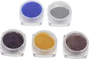 SOESFOUFU Nail Art Dust Boxes of Diamond Rhinestone Glitter Powder Glitter for Acrylic Nails Reflective Pigment
