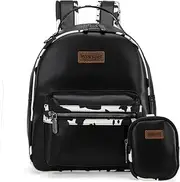 [Montana West] Wrangler Cow Print Backpack Cute Daypacks Large Bookbag Purse for Women