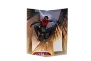 McFarlane Toys - Marvel Spider-Man 1:10th Scale Collectible with Scene Miles Morales: Spider-Man 1