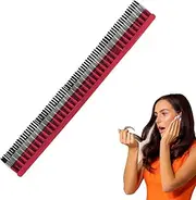3 Row Detangling Comb for Curly Hair - Curl Defining Brush, 3 Row Hair Styling Comb Detangling and Separating Curls, Hairdressing Tool, Hair Styling Accessories for Women