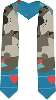 [EdWal] Cute otters print Graduation Stole and Sash Class for Unisex Adult Honor Stole Honor Stole of 2025
