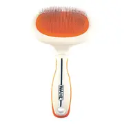 Wahl Metal Dog Slicker Orange White